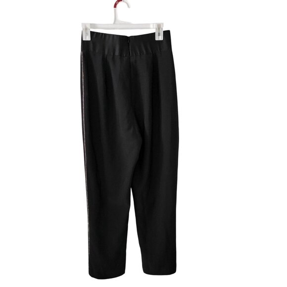 Naked Wardrobe Fabulous Dress Black High-Waisted Pants Rhinestone -S - Picture 3 of 10